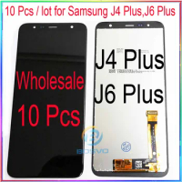 wholesale 10 Pieces / lot for samsung J4 Plus J415 J410 LCD Screen Display with Touch Digitizer Assembly J6 Plus J610
