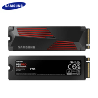 SAMSUNG 990 Pro SSD 1TB 2TB Internal Solid State Disk with Heatsink PCIe Gen4.0 M2 NVMe Original Hard Drive for Desktop Laptop
