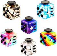 6 Pack Fidget Toy Cube Fidget Toy Fidget Magic Cube Bulk for KidsRelease Stress Cube Relaxing Hand-H