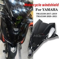 Motorcycle Front Windscreen Spoiler For YAMAHA TMAX 530 17-19 Windshield TMAX 560 20-21 Fairing Cover Hood Cafe Racer Deflectors