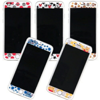 【Disney 】9H強化玻璃彩繪保護貼-大人物 iPhone 6 /6s (4.7吋)
