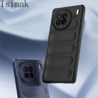 Shockproof Case For VIVO X90 Cover Vivo X90 Pro Plus Pro+ Liquid Silicone Back Coque for vivo X80 Lite Phone Case