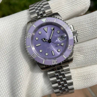 STEELDIVE Men Diver Watch 41mm Automatic Mechanical Wristwatch Purple Diver 30ATM Waterproof C3 Luminous Sapphire Ceramic Bezel