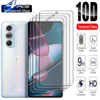 4PCS For Motorola Edge X30 6.7" Screen Protective Tempered Glass On Edge+ 2022 30 Pro XT2201-2, XT2201-6 Protection Cover Film