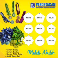 MEDALI Custom Medali Wisuda Medali Graduation Medali Akrilik Stationery