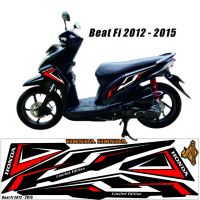 VARIASI VARIASI STICKER/STIRIPING MOTOR MATIC HONDA BEAT FI 2012-2015 VARIASI SIMPLE STIKER