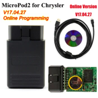 AOKTOOL Top Online V17.04.27 MICROPOD 2 Diagnostic Tool For Chrysler/D-odge/J-eep Multi-Languages MicroPod2 Support DRB III