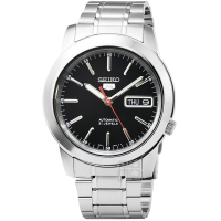 【SEIKO 精工】精工5號機械男錶-黑(SNKE53K1)