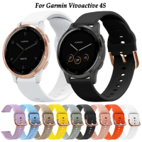 18mm Watch Strap For Garmin Vivoactive 4s Smartwatch Wristband Bracelet Strap For Garmin Venu 2s 3s Forerunner 255s Watchbands
