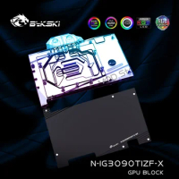 Bykski GPU Water Block For iGame Battleax RTX 3090 ti 24G Video Card Radiator,VGA Cooling Cooler N-IG3090TIZF-X
