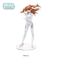 In Stock Original SEGA Asuka Langley Soryu EVA Anime Figure 21cm pvc Action Figurine Model Toys for Boys Gift