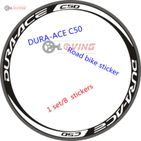 New C50 road bike 700C wheel high quality sticker bicycle rim racing sticker Bicycle STICKER decor wheel sticker