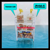 Rak Bumbu 3 Susun Besi Rak Display Chiki Rak Display Roti Rak Dapur Serbaguna