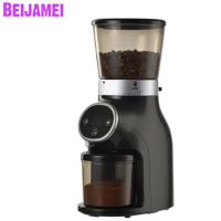 BEIJAMEI 500RPM Commercial Coffee Grinders Conical Burr Automatic 31 Gear Adjustable Beans Crush Grinding Mill Machine