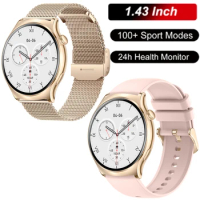 2023 New 1.43 Inch Smart Watch Women Heart Rate Monitor IP67 Waterproof Men Fitness Tracker for Ulefone Power Armor X11 LG V30