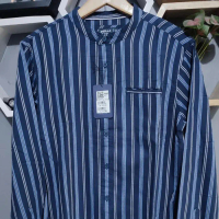 Kemeja Koko Osella originall F02long Navy
