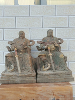 木雕佛像造像擺飾，彩繪工藝，素皮殼工藝，真武大帝，玄天上帝，