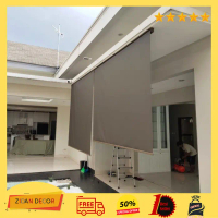 PREMIUM harga tirai outdoor suntek blind tampias hujan