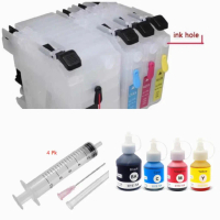 LC539XL LC535XL Lc539xl Lc535xl Cartridge Ink Refillable untuk Brother DCP-J 100 DCP-J105 MFC-J200 p