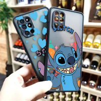 Matte Phone Case for Oneplus 10 9 8T 8 7 7T 6 6T 5 5T PRO NORD CE 2 N10 N100 5G Silicone Case Funda Shell Cartoon Cute S-Stitch