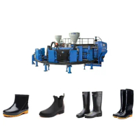 Single Color PVC Gumboots Rain Boots Safety Boots Rain Shoes Galoshes Making Machine Automatic Rain Boots Shoes Machine