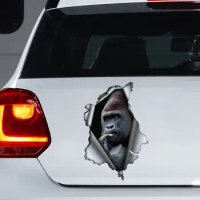 Gorilla car decal , Gorilla magnet, Gorilla decal,car sticker