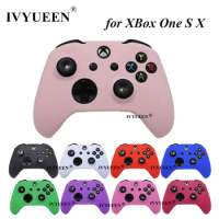 IVYUEEN for Microsoft Xbox One X S Slim Controller Silicone Skin Protection Case with Analog ThumbSticks Grip Cap Gamepad Cover