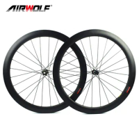 700c road wheels 28mm Width carbon wheelset Novatec 411 412 Center Lock Or 6-blot gravel wheelset 50/55mm Bicycle Wheels Parts