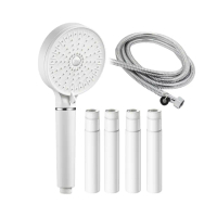 【3M】ShowerCare SF500除氯蓮蓬頭-1機5心軟管組(1.8m沐浴軟管)