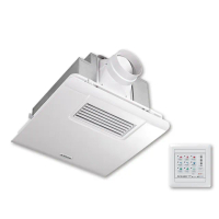 【ALASKA 阿拉斯加】浴室暖風乾燥機300BKP-線控110V(PTC陶瓷電阻加熱-無安裝)