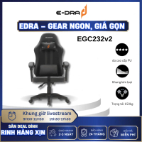 Ghế Game E-DRA YUMMY - EGC232v2 _ Màu Đỏ,  Chất Liệu Da PU Cao Cấp, Đệm Êm Ái, Khung Chắc Chắn. Bảo 