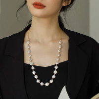 【KARAT】 極光 歐風時尚 巴洛克 珍珠項鍊