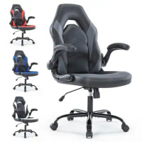 SweetFurniture Gaming Chair - Computer Chair Ergonomic Office Chair PU Leather Chair Executive Adjustable