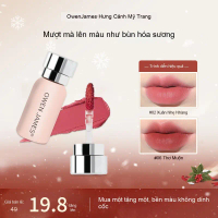 Smoky pink matte lipstick ~ Light pink cream lipstick, non-fading velvet lipstick, brightens lips fo