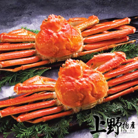 【上野物產】4隻 北海道 松葉蟹(235-265g±10%/隻 螃蟹/蟹腳/海鮮/中管/蟹腿肉)