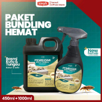 Seroxil Anti Tungau SC 1liter+470ml Cair Non-Listrik untuk Kasur, Sofa, dan Gudang - Pembasmi