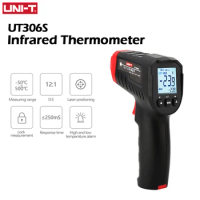 UNI-T Digital Infrared Thermometer UT306S UT307 PRO Non-contact Thermometer Laser Temperature Meter Gun -50-500 Termometro