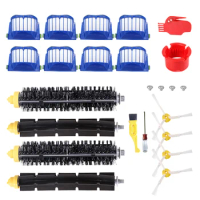 Replacement Parts kit for iRobot Roomba 600 Series 610 620 625 630 650 660 Vacuum Cleaner Main Roller Brush + Aero Vac Filter