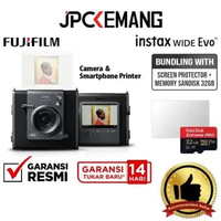 JPC KEMANG Fujifilm Instax Wide Evo Instant Film Camera & Smartphone Printer Fuji Instax Wide Evo Ka