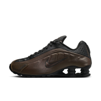 NIKE 耐吉 緩震 復古 運動鞋 女休閒鞋-黑灰棕 SHOX R4-AR3565007