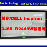 New/org LCD front glass For 23.8" DELL Inspiron 5460 3455 3455-R2448W All-in-one screen glass Touching function