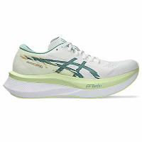 Asics Magic Speed 4 [1012B676-100] 女 慢跑鞋 競速 運動 輕量 支撐 彈力 白 青綠