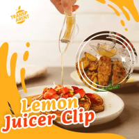 Lemon Juicer Juice Clip Acrylic Manual Slice Squeezer Portable Transparent Hand Juicer for Orange Lime Pomegranate Small Fruit