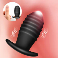 Mini Vibrating Anal Plugs Couple Anal Plugs Masturbator Anal Dilator Anal Dilator Adult Erotic Sex Toys Male / Female Sex Store