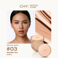 chy คุชชั่น คริสตัลโกลว์  -  ซาตินแมตต์   เบลอรูขุมขน หน้าฉ่ำวาว ขนาด12g