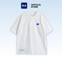 （T-SHIRT）HLA Plus Graphic  Breathable Oversize Short Sleeve T-Shirt Men