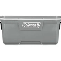Coleman 316 Series Insulated Portable Cooler with Heavy Duty Handles, Leak-Proof Outdoor Hard Cooler 120qt Rock Grey