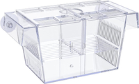 Pawfly Aquarium Fish Breeding Acrylic Hatchery Incubator Tank with Suction Cups Medium Isolation for