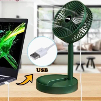 Kipas Angin Meja Lipat Teleskopik Super Kencang Colokan USB Bisa Cod Laptop