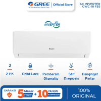 GREE GWC-18F5S(S) AC F5S SERIES - INVERTER 2 PK - WHITE PEARL (Indoor-Outdoor)